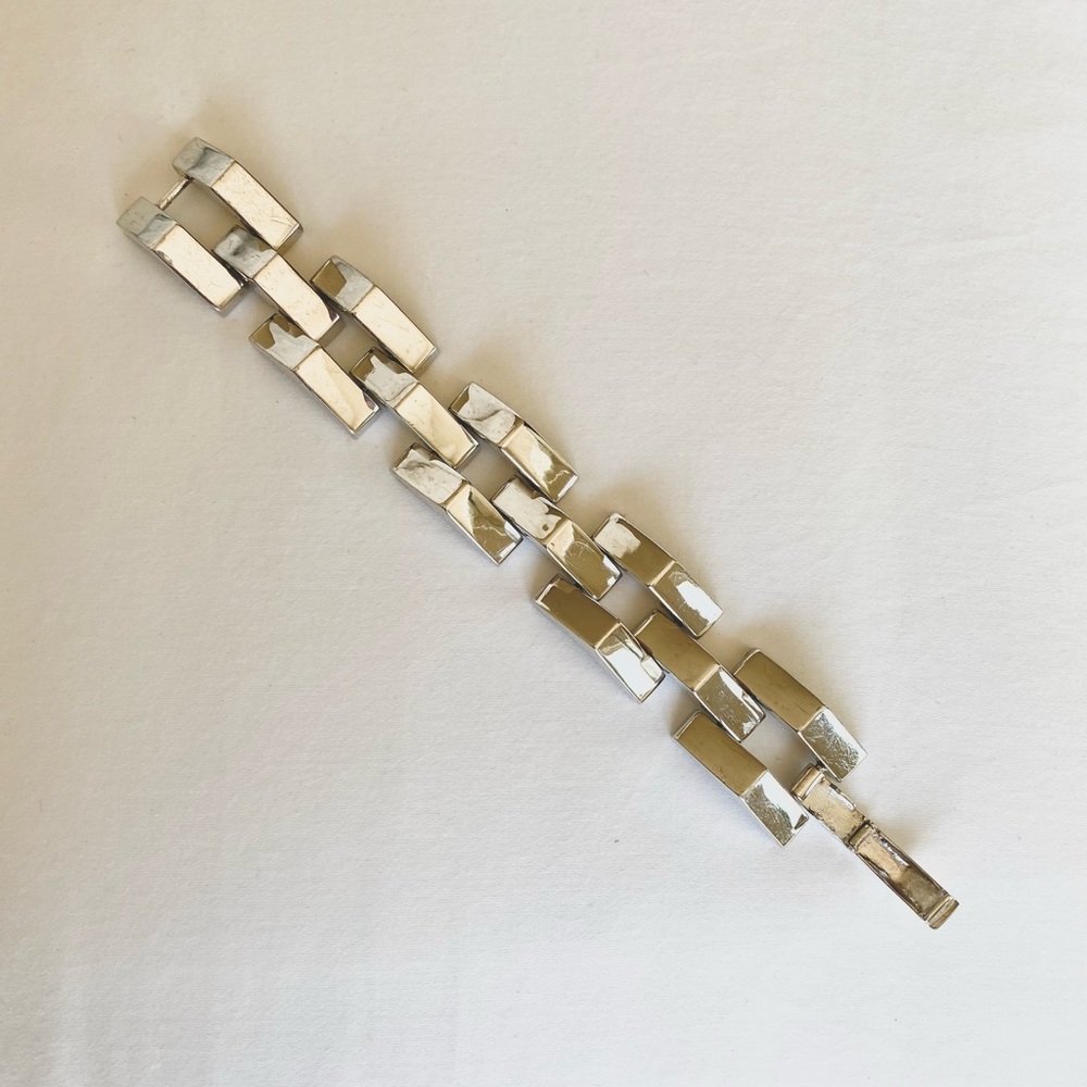Stella & Dot Silver chunky Link bracelet